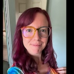 Sarah S. - Rainbow - square - plastic