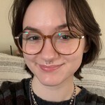 Olivia D. - Clear Brown - geometric - acetate