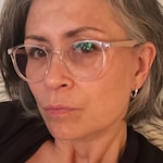 Bianca M. - Black - round - plastic