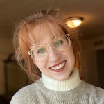 Kelly L. - Clear Melon - round - plastic-metal