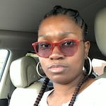 Qadriyyah K. - Burgundy - round - acetate-metal