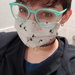 Samantha H. - Green - round - acetate