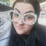 Bethany R. J. - Yellow Floral - horn - acetate