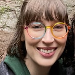 Deb B. - Rainbow - round - plastic