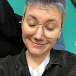 Sylvie D. - Navy & Gold - geometric - metal