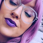 Véronique V. - Clear Blue - geometric - acetate