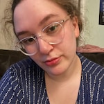 Tianna H. - Clear & Pink Beige - round - plastic