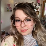 Bryanna B. - Clear Brown - square - acetate