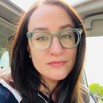 Jolanta K. - Clear Green - square - acetate