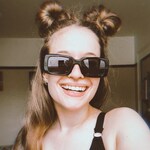 arianne G. - Black - rectangle - acetate