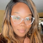 Nora E. - Clear - horn - acetate