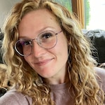 Alyssa S. - Rainbow - round - titanium