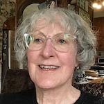 Maxine S. H. - Gray Clear - round - acetate