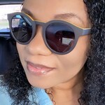 Martine J. - Matte Coffee - round - plastic