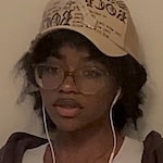 Praise A. - Clear Brown & Blue - square - plastic