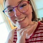 Emily B. - Rainbow - round - plastic