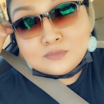 Valene G. - Brown  - rectangle - plastic