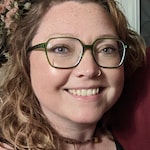 Cassie D. - Clear Green - square - acetate