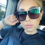 Nancy M. - Black - horn - acetate