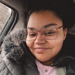 Aisha A. - Red - square - metal