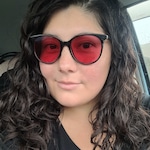 Jasmine B. - Black - round - acetate