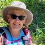 Laura S. - Pink Floral - horn - plastic