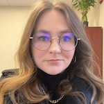 Brittany S. - Black - round - metal