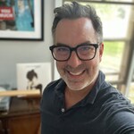 david W. - Black - square - acetate