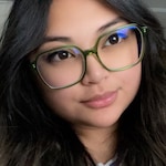 Jasmine D. - Clear Green - square - acetate