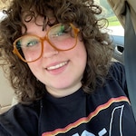 Hailey W. - Black - square - acetate-metal