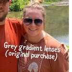 Kelsey F. - Black - aviator - metal