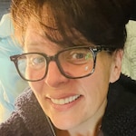 Catherine D. - Black - rectangle - acetate
