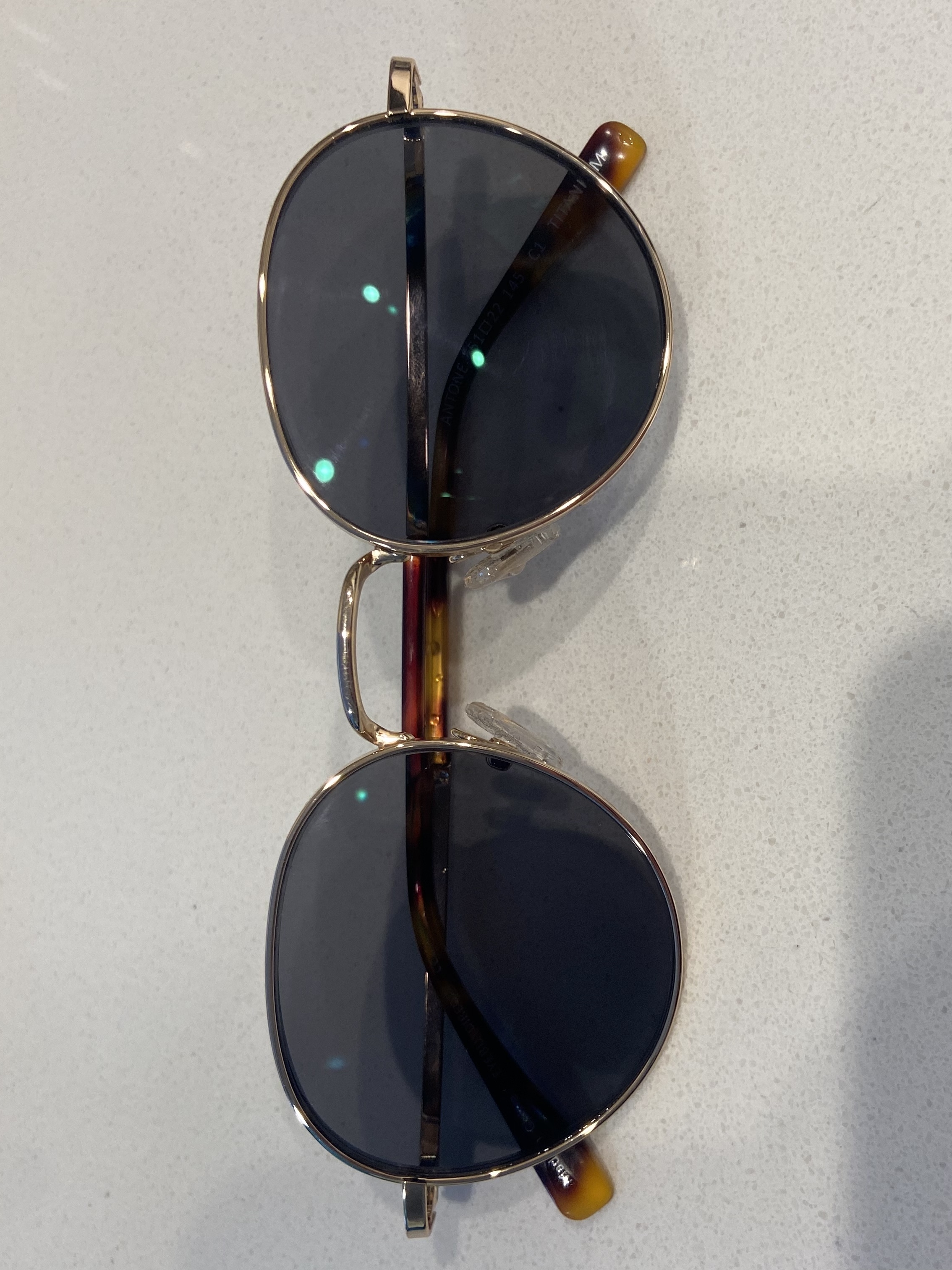 Antone Round Gold Full Rim Eyeglasses | Eyebuydirect