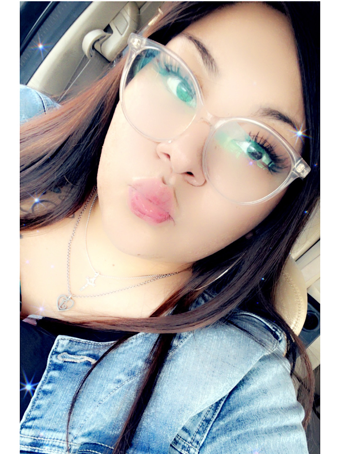 Nala Cat Eye Clear Blue Glasses for Women Eyebuydirect