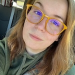 Kristin P. - Yellow - square - plastic