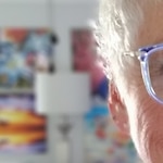 Peg B. - Clear Blue - rectangle - acetate