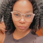 Aisha - Faded Rose - round - plastic