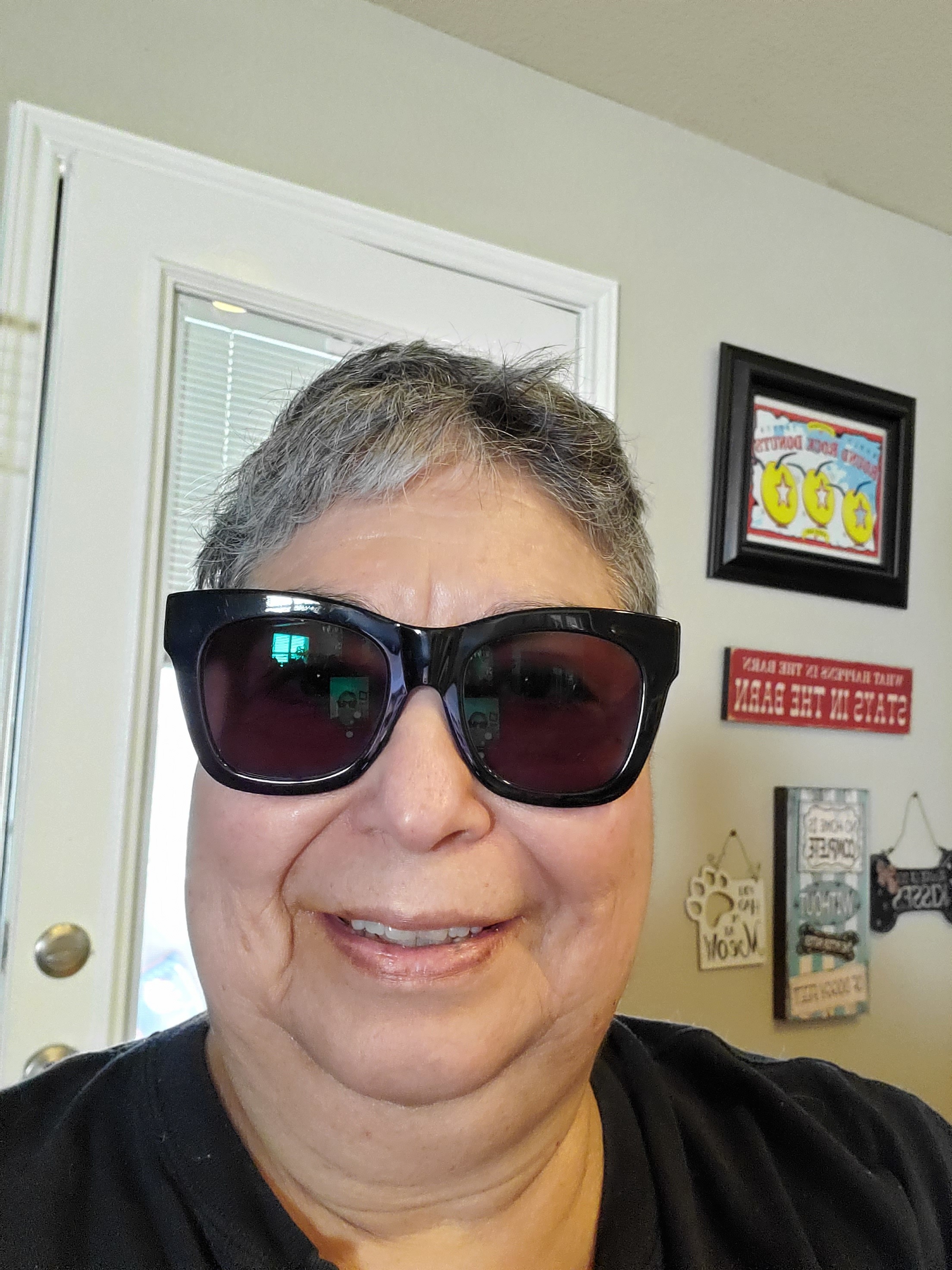 Calico - Cat Eye Black Frame Sunglasses For Women | Eyebuydirect