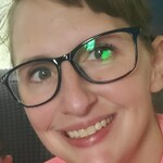 Kandice W. - Navy - rectangle - plastic