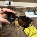 Morgan H. - Floral Tortoise - round - acetate