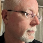 Thomas V. - Gunmetal - oval - metal