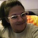 cgrullonpena - Gold Transparent - browline - acetate-metal