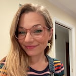 Amy K. - Pink - round - acetate