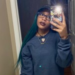 piercedher6 - Black - rectangle - acetate