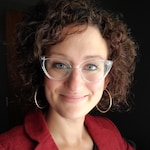 Angela E. - Clear Purple - horn - acetate