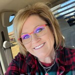 Andra P. - Red - rectangle - metal