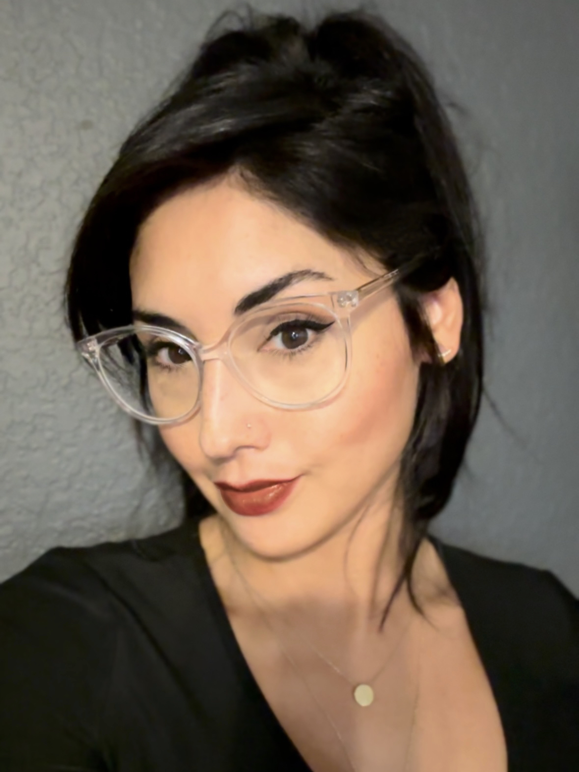 Nala Cat Eye Clear Purple Glasses for Women Eyebuydirect Canada