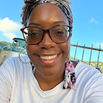 Hasina H. - Tortoise Blue - square - plastic