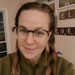 Brittany T. - Tortoise - browline - acetate-metal