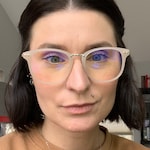 Brooke S. - White - square - plastic-metal